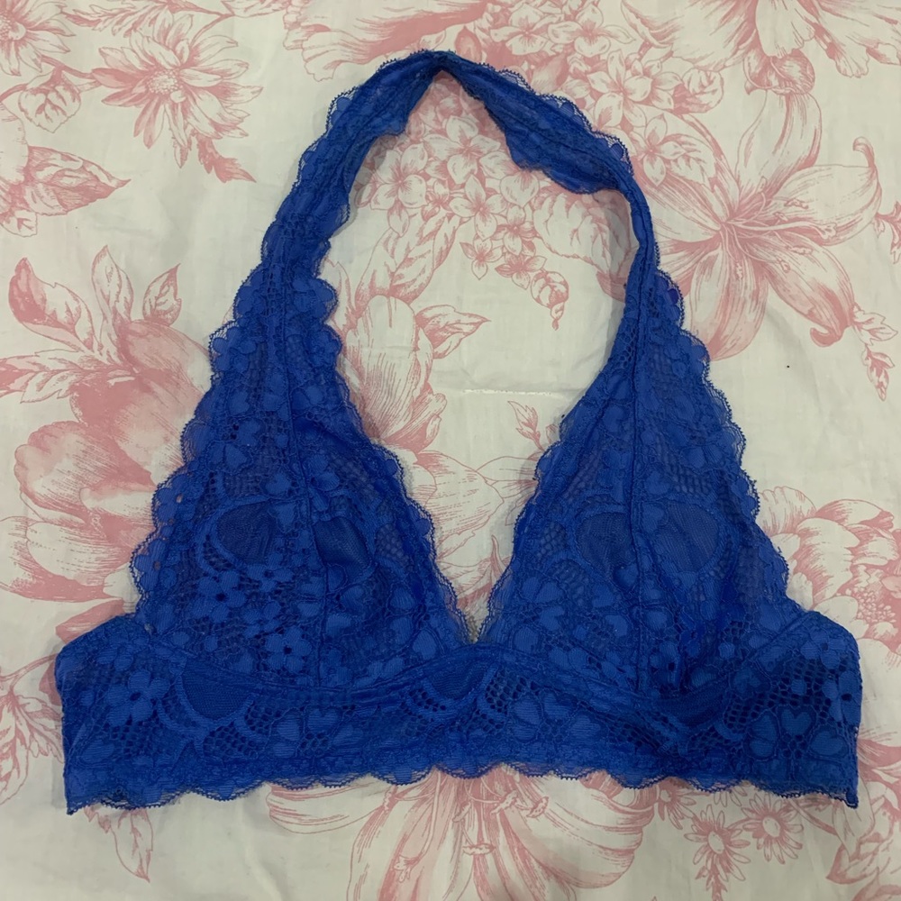 Free People Blue Bralette